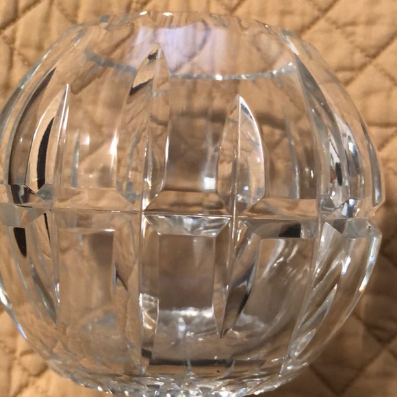Large Cut Crystal Votive Holder - Picture 2 of 4